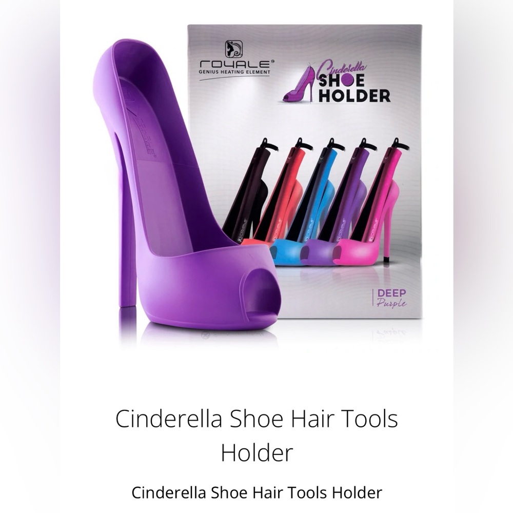Cinderella Shoe Hair Tools Holder - Vibrant Pink